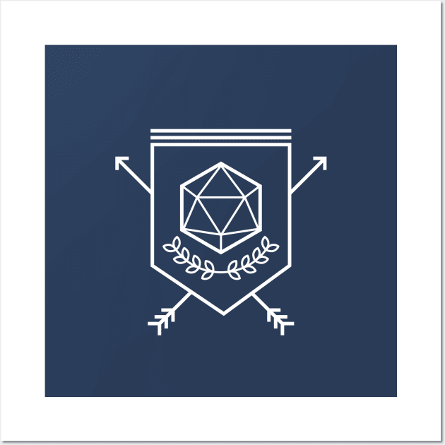 Roleplayer's Crest Wall Art by slugbunny